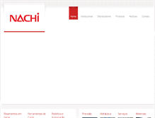 Tablet Screenshot of nachi.com.br