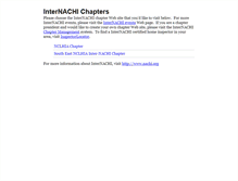 Tablet Screenshot of nc.nachi.org
